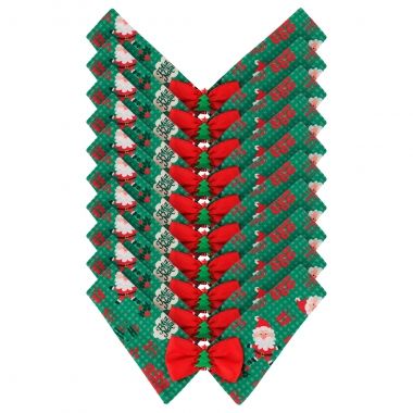 Gola Essencial Natal Vermelho 10 Un	