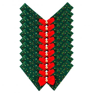Gola Essencial Natal Estrela Dourada 10 Un	