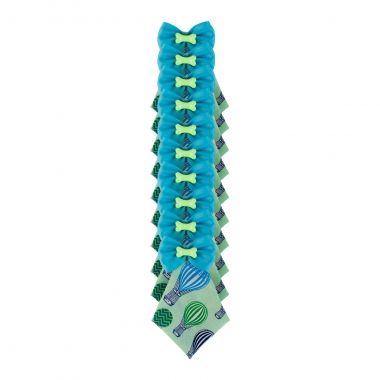 Gravata Essencial Bal�o Azul 10un