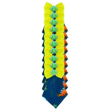 Gravata Essencial Dino Aqu�tico 10un