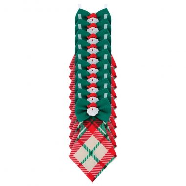 Gravata Essencial Natal Verde 10Un 