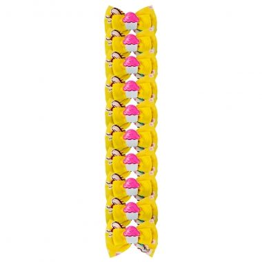 Lao Tecido Essencial Fmea Cupcake Amarelo 10un