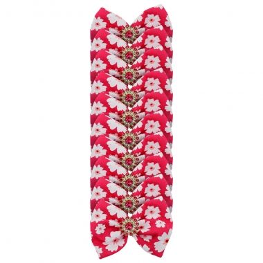 La�o Essencial F�mea Floral Pink 10 Un