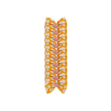 La�o Essencial F�mea Floral Laranja 10 Un