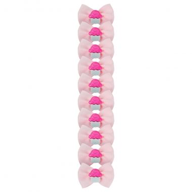 La�o Essencial Fita F�mea Cupcake Rosa 10un