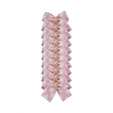 Lao Ponta Essencial Fmea Lacinho Rosa 10 un	