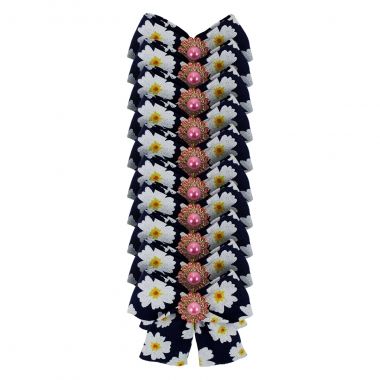 La�o Essencial Ponta Floral Marinho 10 Un