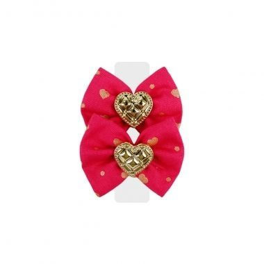 La�o Tecido Classic F�mea Cora��o Pink 