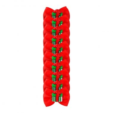 Lao Essencial Fita Natal Xadrez Verde 10Un