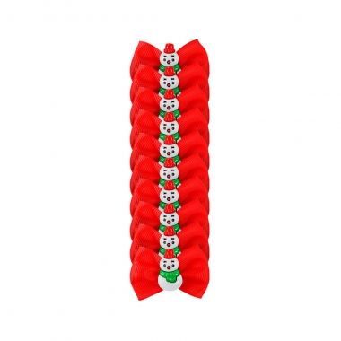 Lao Essencial Fita Natal Xadrez Vermelho 10Un